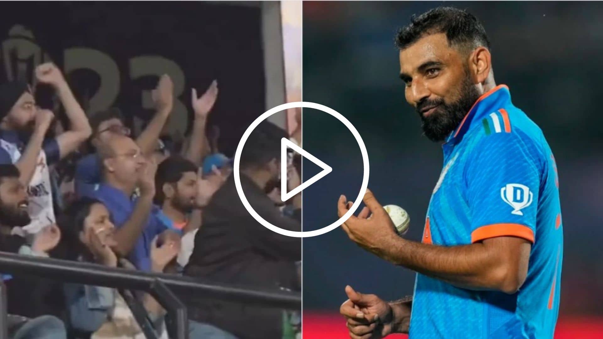 [Watch] Wankhede Crowd's Thunderous Chants for Mohammed Shami During IND Vs SL Clash
